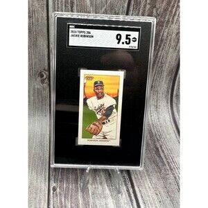 2024 Topps 206 Jackie Robinson SGC 9.5 Mint+ Tobacco Card Brooklyn Dodgers